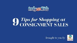 9 Tips for Shopping at Your First Kids Consignment Sale