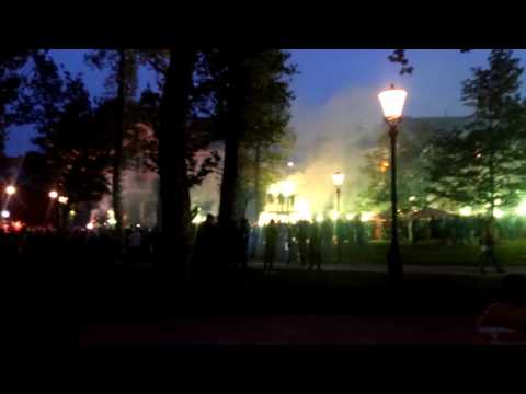 Green Dragons Ljubljana celebrate Olimpija's 5 title!