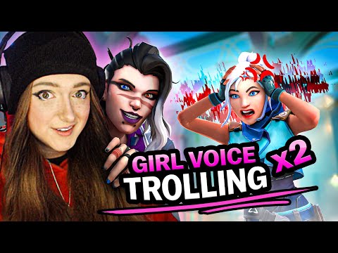 2 Fake Girl Voice Trolls Play VALORANT! (Ft. Matta)