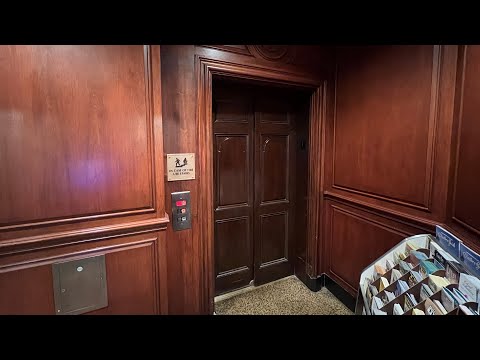 Final Ride! Vintage OTIS Elevator - The Hotel Roanoke - Roanoke, VA
