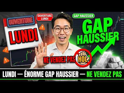 OUVERTURE DE LUNDI : Pourquoi nous pourrions voir un énorme gap haussier (Ne vendez pas)...