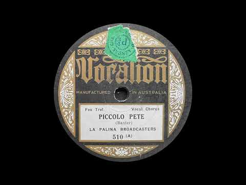 1929 Fred Rich - Piccolo Pete (Vocal Chorus by Irving Kaufman)