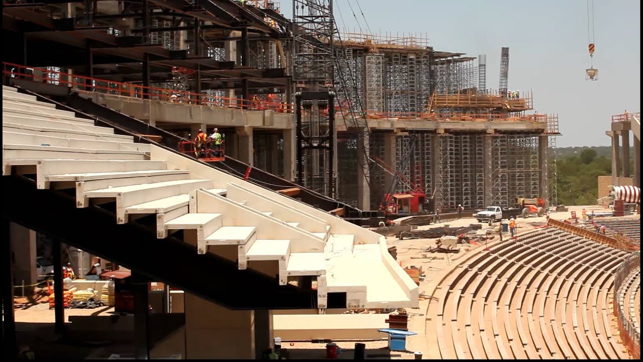 Amon G. Carter Stadium Construction