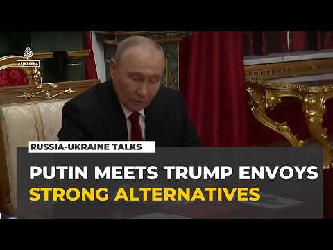 Putin hosts Trump envoys as US pushes to revive Ukraine peace talks