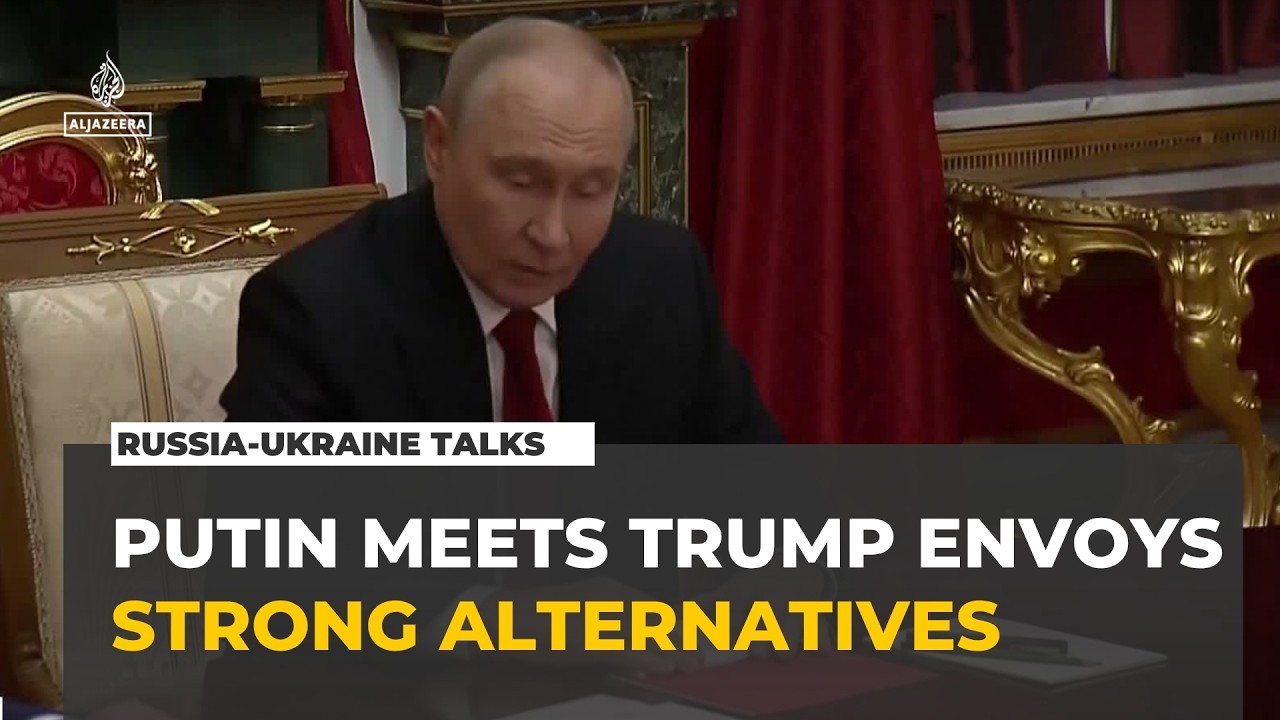 Putin hosts Trump envoys as US pushes to revive Ukraine peace talks