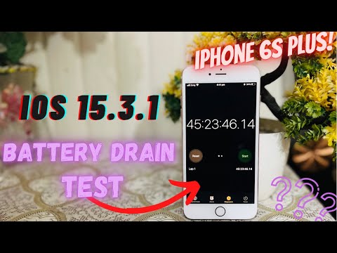 iOS 15.3.1 Battery Drain Test (iPhone 6s Plus) Battery Performance iOS 15.3.1 with iPhone 6s Plus
