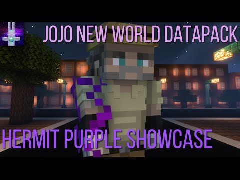 JoJo New World: Hermit Purple Showcase (Minecraft Datapack)