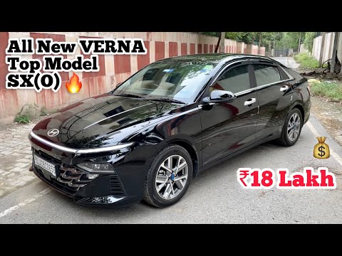 BLACK BEAST🖤 All New HYUNDAI VERNA SX(O) 2023 🔥 1.5L AT Top Model ❤️