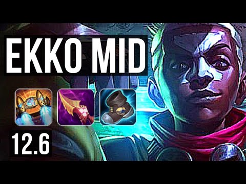 EKKO vs SONA (MID) | 8 solo kills, 2.0M mastery, 300+ games | BR Master | 12.6