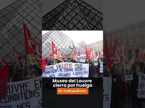Informe desde París: museo del Louvre cierra por huelga de trabajadores • FRANCE 24 Español