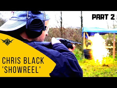 Christopher Black while on the Advanced Firearm Skill-set Training for Film & TV course