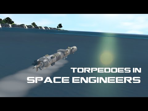 Space Engineers I AED-TCGS(Tandem Charge, Gravity-Stabilized) Torpedo MK.IV - Live Test