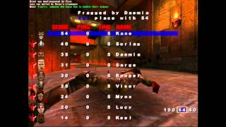 Quake III: Arena gameplay - Free For All - Q3DM3 - Hurt Me Plenty