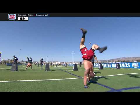 2020 CrossFit Games Event 4 - Handstand Sprint - Men