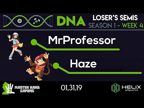 DNA 1.4 - MrProfessor (Pokemon) vs Haze (Diddy Kong)- L Semifinals