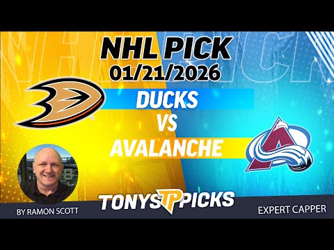 Ducks vs. Avalanche NHL Betting Odds & Picks, 1/21/26 | Night Moves Show