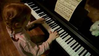 Old France piano 7 years girl