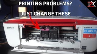 HP Deskjet Printing Problems | Print Green ? Fade Printing FIXED