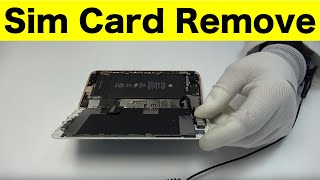 How to remove a stuck sim card from iPhone 8