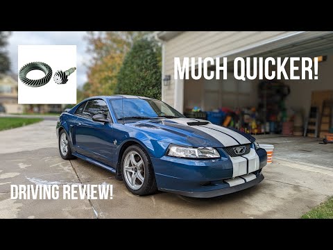 4.10 gears on my New Edge Mustang GT! (99-04)(sn95)(Driving Review)