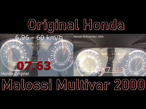 Honda Forza 125 -  Original vs Malossi Multivar 2000 TEST