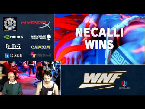 WNF 3.3 SFV - twitch.tv/NickTanella (Necalli (Blue)) vs Gekithedeadclaw (Necalli (Red))