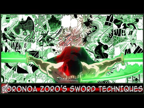 Pirate Hunter Zoro | All Techniques | East Blue - Wano | CC