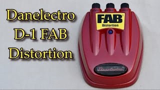 Video thumbnail for Danelectro D-1 FAB Distortion Pedal Demo by Erik Z