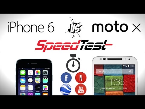 iPhone 6 vs Moto x (2014) - Speed Test (4k)