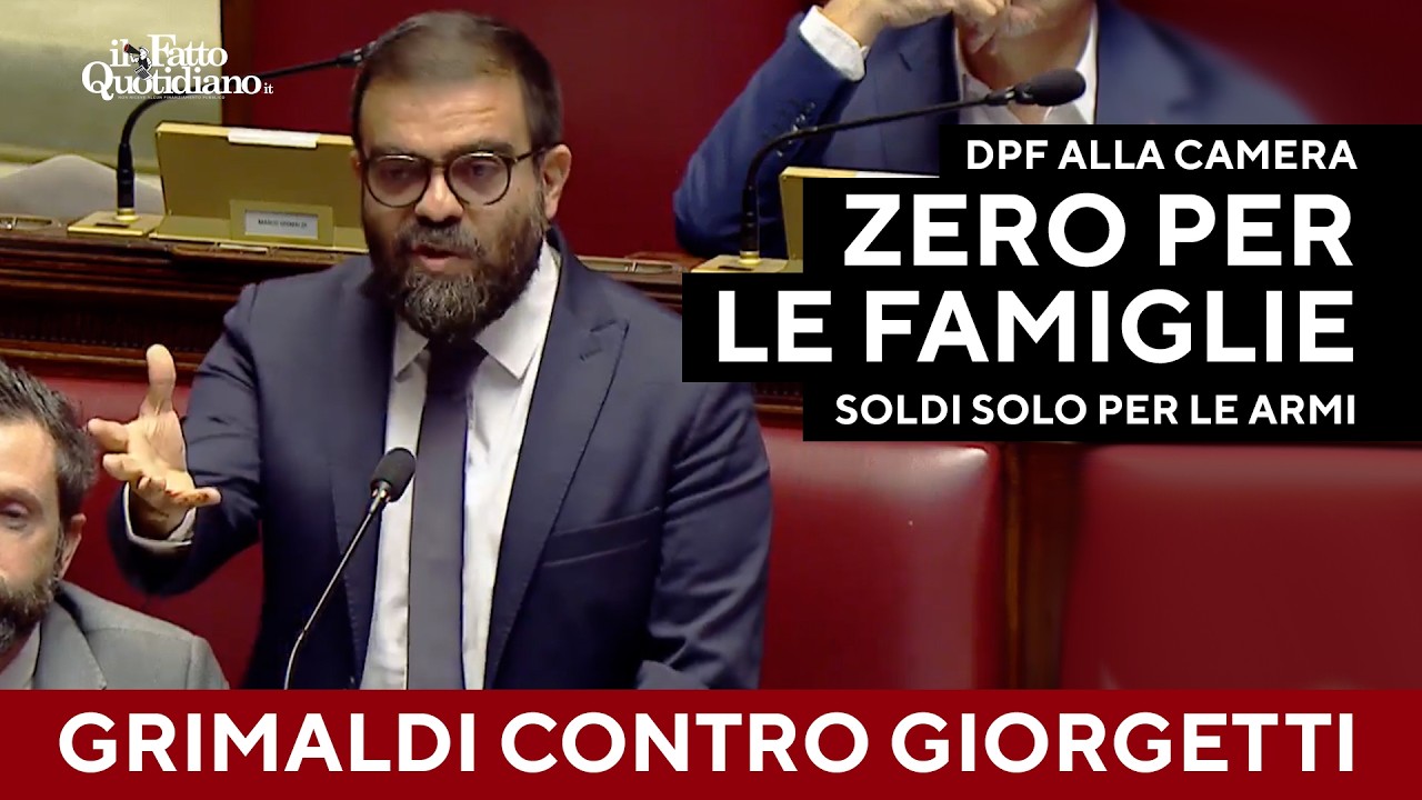 Grimaldi (Avs) asfalta il Governo: "Mancano i soldi per le cure, ma sprecate miliardi in armi"