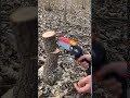 21V Mini Cordless Chainsaw 4 Inch Electric Brushless Pruning Saw 2 0A Rechargeable Lithium Battery