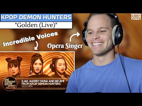 Pro Opera Singer Reacts to "GOLDEN" Performed Live on the Jimmy Fallon Show! K-Pop Demon Hunters