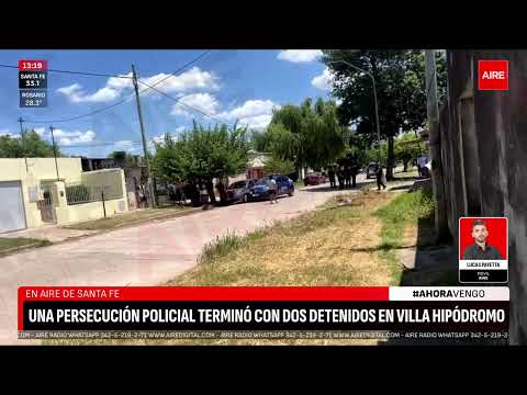 Persecución policial: detienen a dos vehículos tras FUGA en San Luis y Crespo