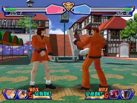 Project Justice [Arcade] - Jus-F & Jus-M (unused characters)