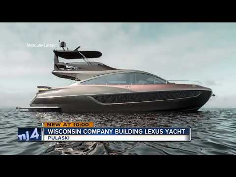 Wisconsin company building $3.5 million luxury yacht for Lexus
