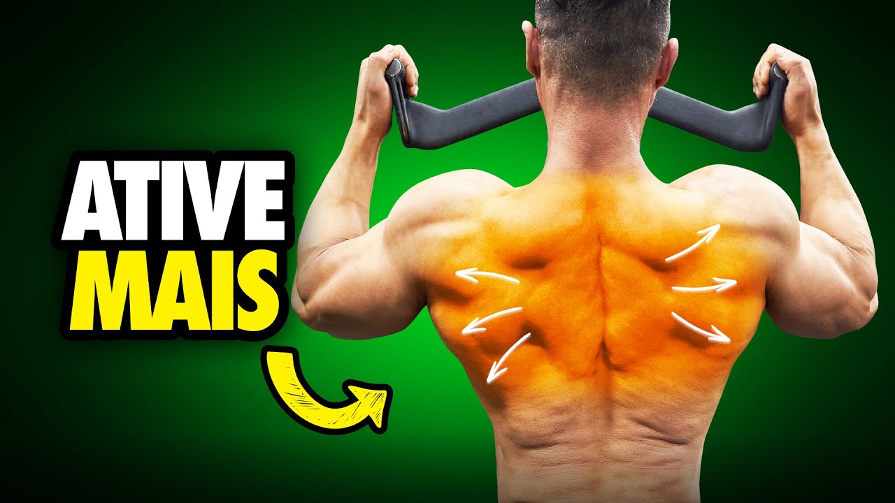 Ativando mais COSTAS e menos BRAÇO no treino de dorsal
