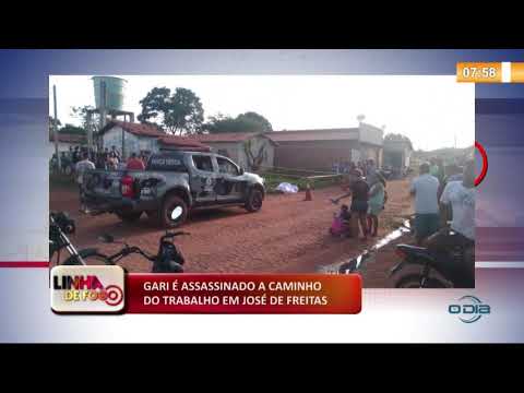LINHA DE FOGO 14 01 2020  Gari eÌ assassinado a caminho do trabalho em JoseÌ de Freitas