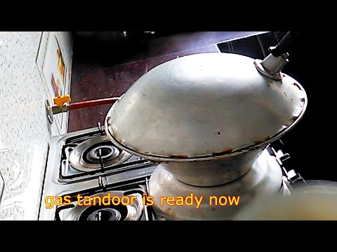How to make tandoori roti in gas tandoor