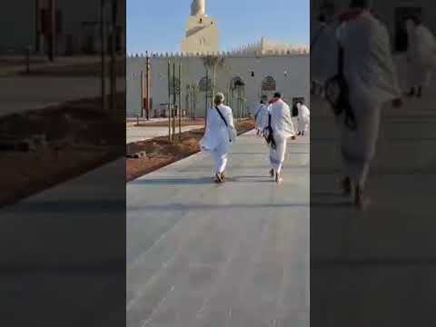 JCH Bengkulu Mengambil Miqat di Masjid Bir Ali