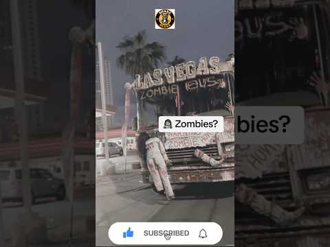 Zombie bus Las Vegas - Halloween 🎃 #fy #viral #halloween #scary #foryou #shorts #shortsviral #fyp