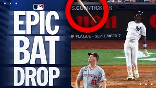 Jazz Chisholm Jr. homers with an EPIC BAT DROP 💪