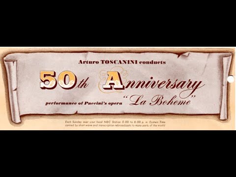 Toscanini conducts Puccini NBC  Broadcasts 3 & 10 Feb. 1946 Boheme