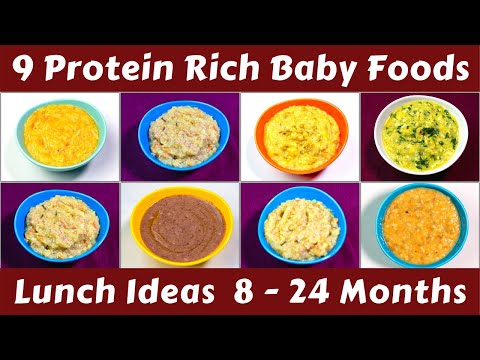 9 Protein Rich Lunch Ideas || Baby Foods || Healthy Lunch Ideas for Babies and Toddlers