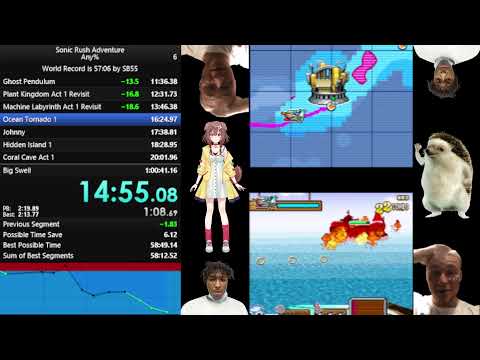 Sonic Rush Adventure Any% Speedrun in 59:15