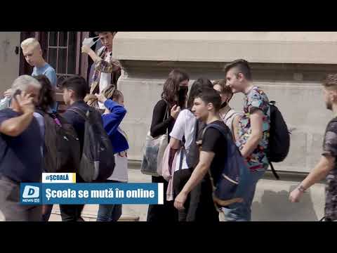 Școala trece în online