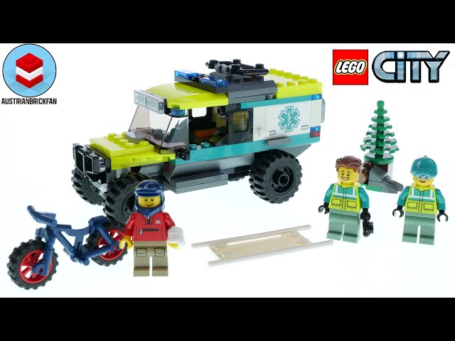 Vídeo relacionado con LEGO 40582 City 4x4 Off-Road Ambulance Rescue Edición Limitada 2023 Set de 6+ 162 piezas con vehículo todoterreno fresco y 3 Minfigures