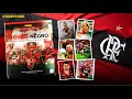 FLAMENGO PROUD TO BE RED BLACK FULL STICKER ALBUM