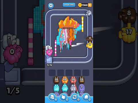 Pixel Flow Level 2142 Walkthrough