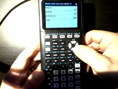 Introduction to TI 84 Plus CE