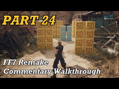 Final Fantasy VII Remake [Commentary Walkthrough] Part 24: Weapons on a Rampage & Wack-a-Box!